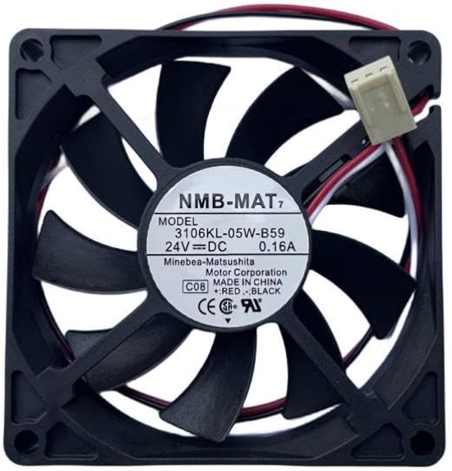 NMB 3106KL-05W-B59/A90L-0001-0422  Soğutma Fanı - 80x80x15mm 24V DC Fanuc A90L-0001-0422 Uyumlu Endüstriyel Fan